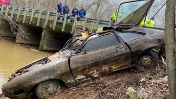 Carro encontrado em dezembro de 2021 - Gabinete do Xerife do Condado de Troup