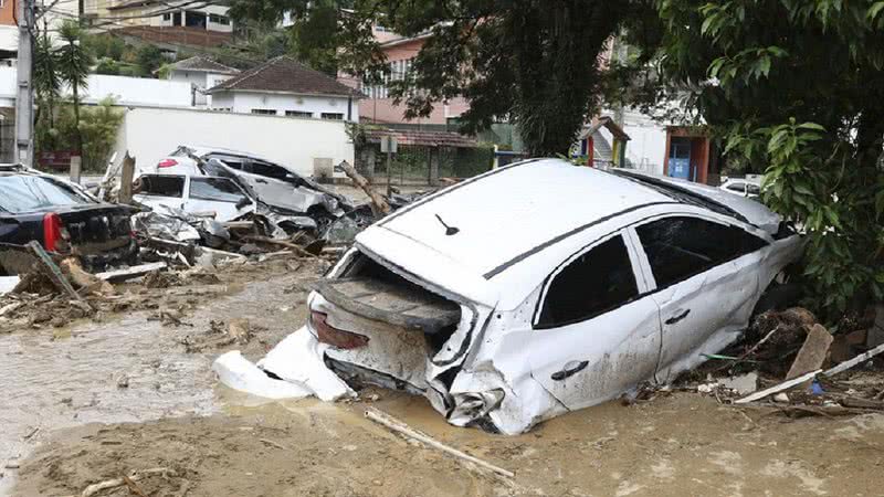 Estragos causados pela chuva em Petrópolis (RJ) - Divulgação/Tânia Rego/Agência Brasil