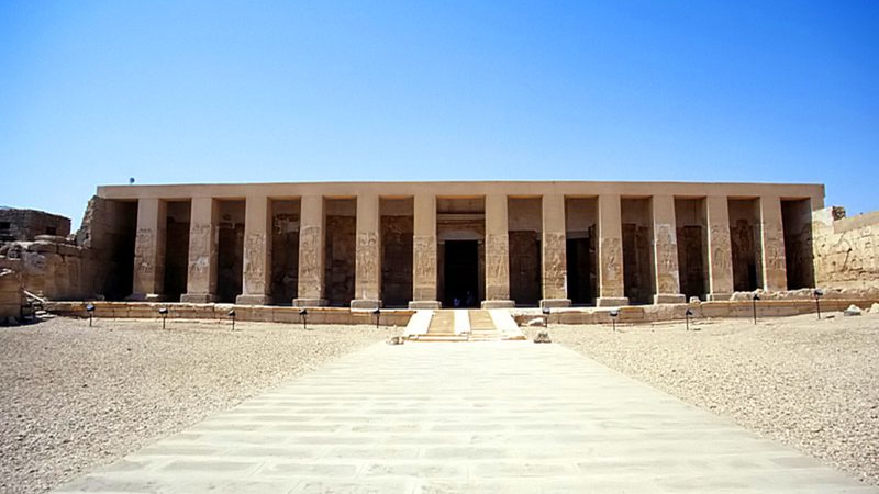 O templo sagrado de Abydos - Wikimedia Commons