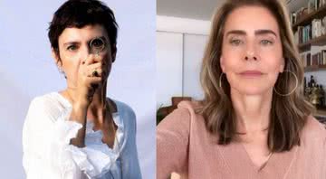 Montagem com a cantora (à esquerda) e a atriz (à direita) - Divulgação / Instagram/ Arquivo Pessoal