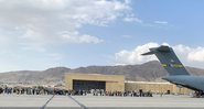 Aeroporto de Cabul, em 21 de agosto de 2021 - Getty Images