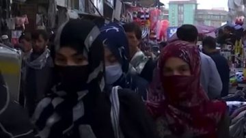 Imagem ilustrativa de mulheres no Afeganistão - Reprodução / Vídeo