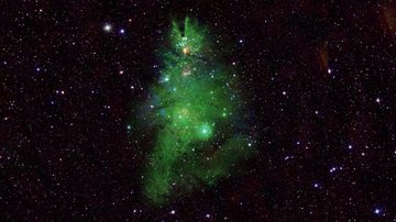 Foto do aglomerado de estelar NGC 2264 - NASA