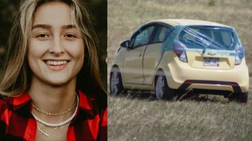 Montagem mostrando a vítima e seu carro - Divulgação/ Polícia do Colorado