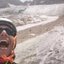 Selfie tirada por Filippo Bari minutos antes de avalanche