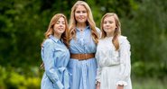 As princesas holandesas, da esquerda para a direita: Alexia, Amalia e Ariane - Getty Images