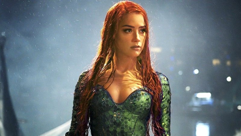 Amber Heard como 'Mera' no filme 'Aquaman'