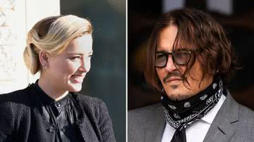 Os atores Amber Heard e Johnny Depp - Getty Images