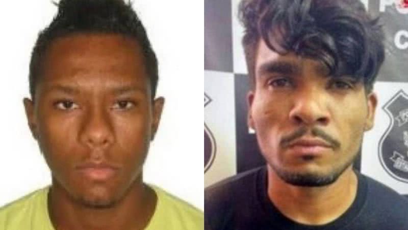O suspeito Jeferson Barbosa dos Santos e o serial killer Lázaro Barbosa - Divulgação/Polícia Civil