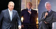 Príncipe Andrew, Donald Trump e Bill Clinton - Getty Images