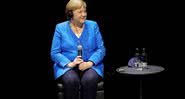 Angela Merkel, em evento no dia 08/09/2021 - Getty Images