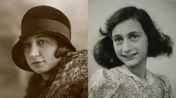 À esquerda, retrato de Miep; à direita, a jovem Anne Frank - Divulgação / Casa de Anne Frank e Reprodução/site/Miep Gies