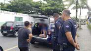 Motorista suspeito foi detido pela polícia - Defesa Civil de Itanhaém