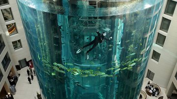 Imagem ilustrativa do aquário antes da explosão - Getty Images