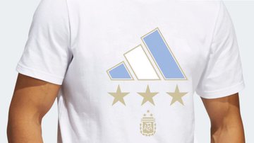 Camiseta Adidas com três estrelas - Divulgação / Adidas
