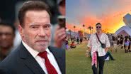 Arnold Schwarzenegger e Joe Baena - Getty Images e Reprodução/Redes Sociais