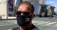 Arnold Schwarzenegger usa máscara - Divulgação/Instagram/@schwarzenegger