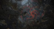 Arte rupestre encontrada na caverna - Divulgação