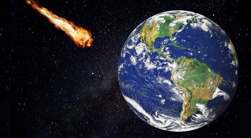 Imagem meramente ilustrativa de asteroide no espaço - Divulgação/Pixabay