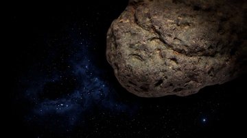 Representação artística de asteroide no espaço - Divulgação/Frantisek Krejci/Pixabay