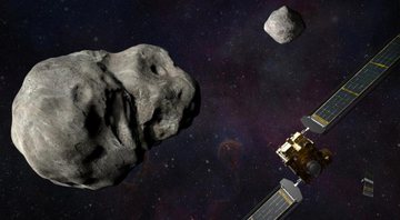Representação do asteroide - Divulgação/ Johns Hopkins/ Nasa