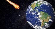 Imagem meramente ilustrativa de asteroide vindo na direção da Terra - Divulgação/Pixabay/9866112