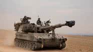 Tanque de guerra utilizado no conflito entre Palestina e Israel - Getty Images