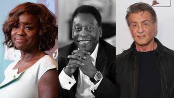 Viola Davis, Pelé e Sylvester Stallone - Getty Images