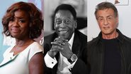 Viola Davis, Pelé e Sylvester Stallone - Getty Images