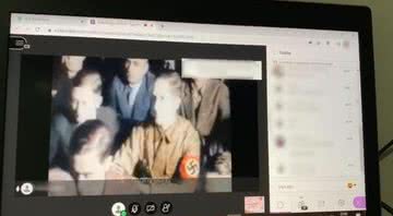 Aula online foi interrompida com imagens nazistas - Divulgação / Arquivo pessoal