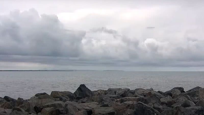 Imagem mostrando costa da Ilha Curtis - Divulgação/ Youtube/ 7NEWS Australia
