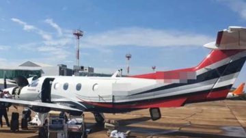 Avião que carregava US$ 500 mil por brasileiros - Divulgação / Youtube / Visor Notícias 1