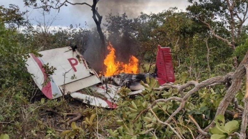 Avião que caiu no Mato Grosso - Divulgação