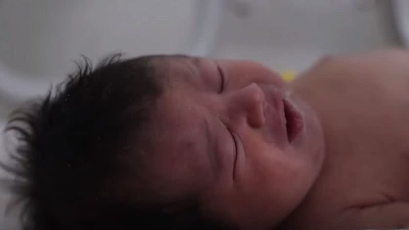 Imagem de bebê Aya - Reprodução / Vídeo