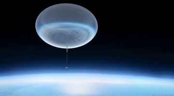 Balão estratosférico que será instalado pela NASA - Divulgação/NASA/ Goddard Space Flight Center Conceptual Image Lab/Michael Lentz