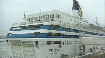 Imagem da balsa MS Estonia - Divulgação