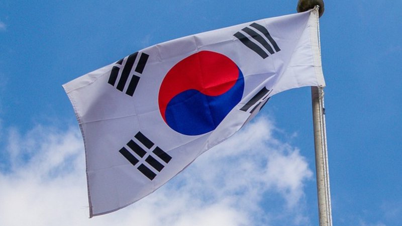 Imagem ilustrativa da bandeira da Coreia do Sul. - Imagem de Linguasia por Pixabay