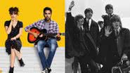 Imagem promocional de 'Yesterday' e foto dos Beatles - Divulgação e Getty Images
