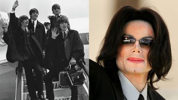 Os Beatles e Michael Jackson - Getty Images