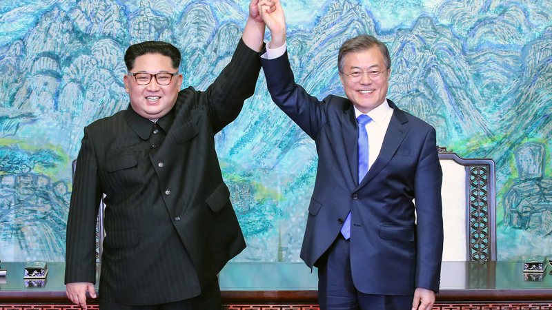 Kim Jong-un e Moon hae-in