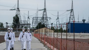Pesquisadores em Chernobyl - Getty Images