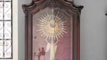 A peça furtada na Igreja do Rio de Janeiro - Reprodução/@igrejasaofranciscodepaularj