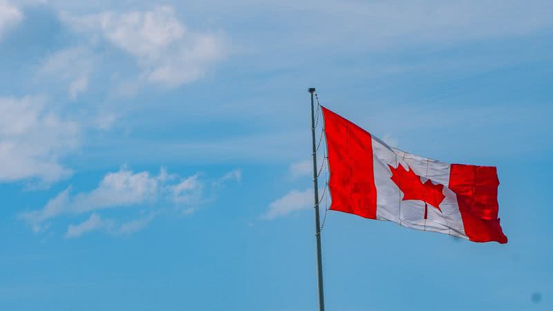 Imagem ilustrativa da bandeira do Canadá - Imagem de Jude Joshua por Pixabay