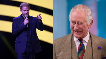 Príncipe Harry e rei Charles III, respectivamente - Getty Images