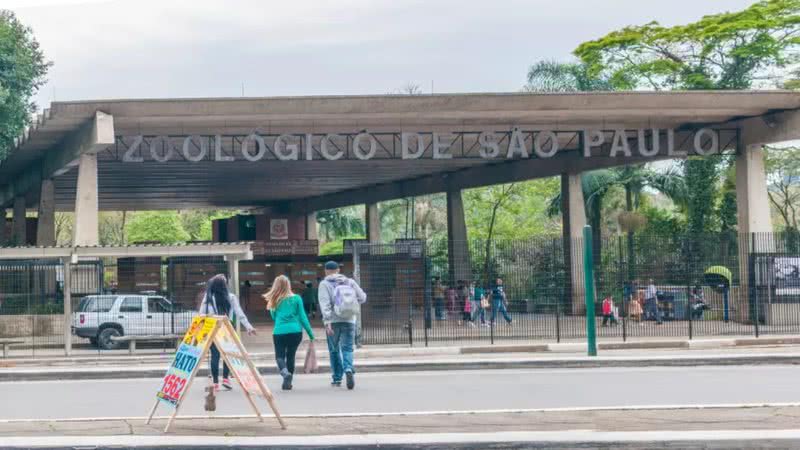 Imagem da fachada do Zoológico de São Paulo - Reprodução/Governo de São Paulo