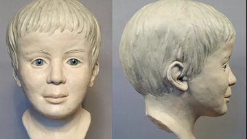 Reconstrução facial do rosto do menino - Reprodução / Interpol