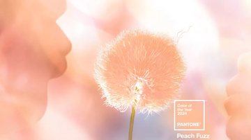 A cor PANTONE 13-1023 Peach Fuzz - Divulgação/Pantone