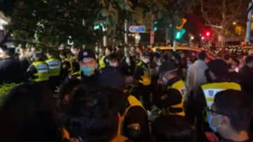 Protestos na China - Reprodução/Vídeo/YouTube/euronews (em português)