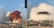 Momento da explosão em Beirute, capital do Líbano - Divulgação/YouTube/CBS Evening News/04.08.2020