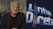 Pedro Bial, o novo apresentador do 'Linha Direta' - Reprodução/Vídeo e Divulgação/TV Globo